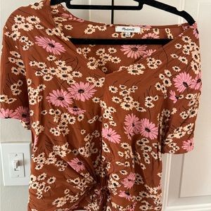 Madewell floral top